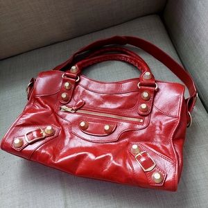 Balenciaga motocross purse